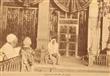 الجانب الغربي للحجرة النبوية ويظهر باب عائشة - الصورة من عام 1935                                                                                                                                       