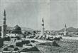 صورة للمسجد النبوى من الخارج عام 1908م                                                                                                                                                                  