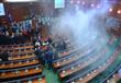 نواب المعارضة يطلقون قنابل الغاز داخل برلمان كوسوفو (5)                                                                                                                                                 
