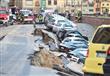 السيارات ضحايا الهبوط الأرضي بفلورنسا                                                                                                                                                                   