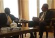 وزير التجارة مع وزير الخارجية الأوغندي