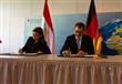خلال توقيع اتفاق التعاون بين مصر وألمانيا