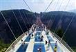 افتتاح أول جسر زجاجي في العالم                                                                                                                                                                          