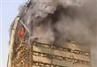 انهيار مبنى من 17 طابقا في طهران