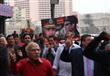 مواطنون يحتفلون بعيد الشرطة في ميدان التحرير                                                                                                                                                            