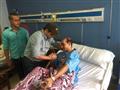 محمد هنيدي يزور مصابي الواحات بمستشفى الشرطة (4)                                                                                                                                                        