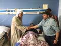 محمد هنيدي يزور مصابي الواحات بمستشفى الشرطة (2)                                                                                                                                                        