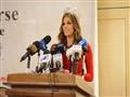 موتمرًا صحفيًا لاستقبال ملكة جمال الكون إيريس ميتينير (3)                                                                                                                                               