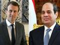 الرئيس الفرنسي إيمانويل ماكرون والرئيس عبد الفتاح 