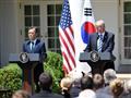 الرئيس الأمريكي ونظيره الكوري الجنوبي