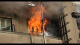 انفجار أسطوانة غاز بعقار -ارشيفية                 