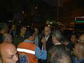 اللواء محمود عشماوي خلال تفقده حريق مصنع منسوجات (