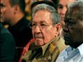 الرئيس الكوبي راوول كاسترو خلال احتفالات بالذكرى ا