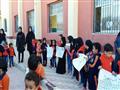 وقفة بالملابس السوداء لتلاميذ مدرسة بجنوب سيناء (1