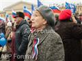 تظاهر عشرات الأشخاص في موسكو (أ ف ب)