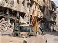 مقاتلون موالون للقوات الحكومية السورية في أطراف ال