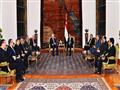 استقبال الرئيس السيسي لمحمود عباس بقصر الاتحادية (2)                                                                                                                                                    