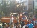 حرق دميتين لترامب ونيتنياهو في كفر الشيخ (3)                                                                                                                                                            