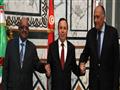 وزراء خارجية مصر وتونس والجزائر