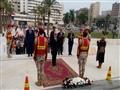 محافظ بورسعيد يضع إكليل الزهور على النصب التذكاري (5)                                                                                                                                                   