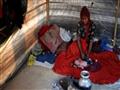 امرأة من مسلمي الروهينجا في مخيم بميانمار