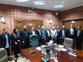 محافظ بورسعيد يستقبل مجلس إدارة الاستاد (1)