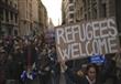 متظاهرون أدانوا موقف الحكومة إزاء أزمة اللاجئين