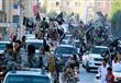 مسيرة سيارات داعش في شوارع الرقة السورية
