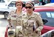 جنديات مصريات في قوات الجيش المصري بالقاهرة                                                                                                                                                             