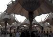 مظلات المسجد النبوي تعود للعمل مجدداً بعد إصلاحها (1)