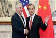وزير الخارجية الأمريكي ريكس تيلرسون ونظيره الصيني 