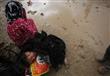 أطفال نازحون في الموصل الإثنين (أف ب)