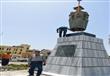 تمثال زويل يعود إلى ميدانه بكفر الشيخ (5)                                                                                                                                                               