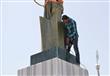 تمثال زويل يعود إلى ميدانه بكفر الشيخ (7)                                                                                                                                                               