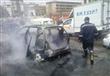 تفحم سيارة بمدينة نصر (4)                                                                                                                                                                               