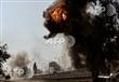 تصاعد دخان بعد انفجار سيارة مفخخة فى الموصل