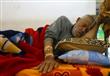 فلسطيني يتلقى العلاج من السرطان في مستشفى في غزة، 