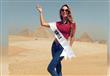 جولة ملكات جمال البيئة في منطقة الاهرامات                                                                                                                                                               