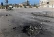مكان انفجار داخل القاعدة السورية جراء القصف الأمري