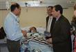 رئيس جامعة بورسعيد يزور الطالبة ضحية السقوط من شرفة المدينة  (3)                                                                                                                                        