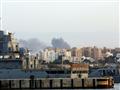 تصاعد الدخان جراء معارك في طرابلس في 26 ايار/مايو 