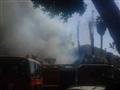 حريق بأشجار في محيط سنترال العتبة (4)                                                                                                                                                                   