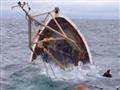 غرق مركب صيد قرب سواحل بورسعيد