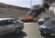 تفحم سيارة ملاكي بمنزل كوبري التونسي (4)                                                                                                                                                                