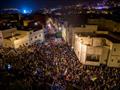 تظاهرة حاشدة في شوارع الحسيمة شمال المغرب ليل الار