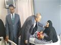 محافظ القليوبية يزور مصابي هجوم المنيا مستشفى معهد ناصر (7)                                                                                                                                             