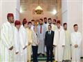 صورة وزعتها وكالة الأنباء المغربية لزيارة الملك مح
