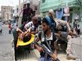 شهدت مدينة تعز قتالا عنيفا منذ أن وصل الحوثيون في 
