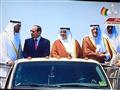عدد من القادة العرب في حفل افتتاح قاعدة محمد نجيب