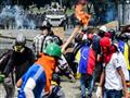 مواجهات بين متظاهرين وقوات الامن في كراكاس في 22 ت